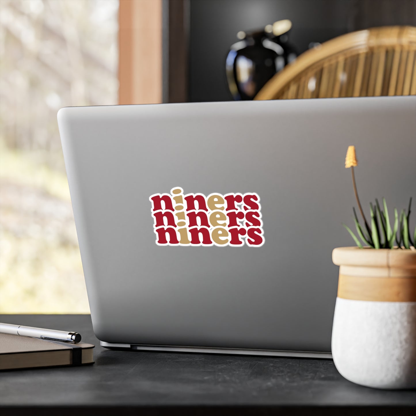 Niners Vinyl Decals | Fun Wall Stickers, Home Decor, Laptop & Car Accessories, Gift for Friends