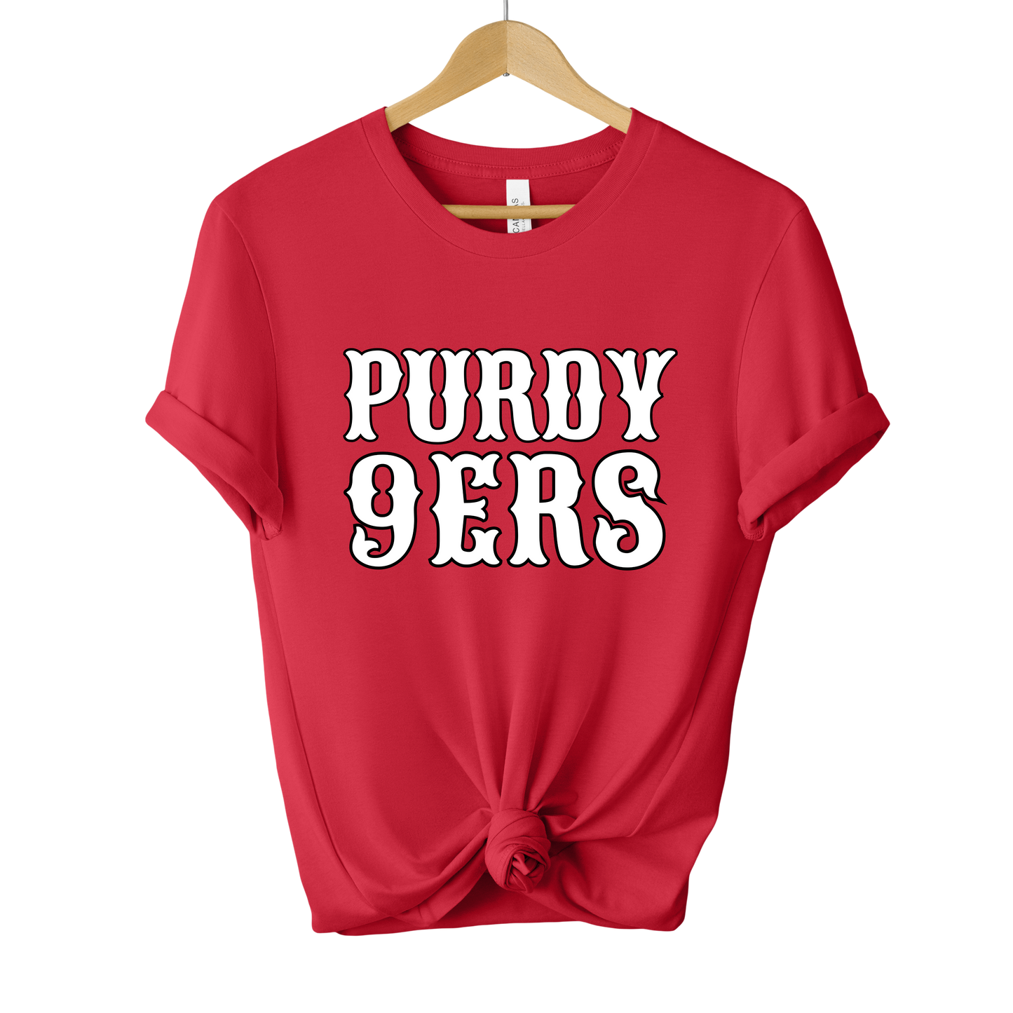 Purdy 9ers Red Tee