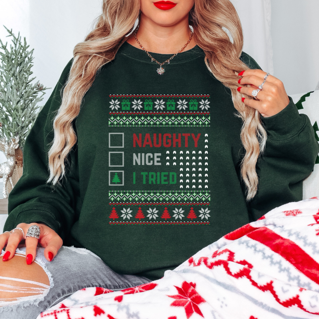 Naughty or Nice? I Tried Christmas Crewneck