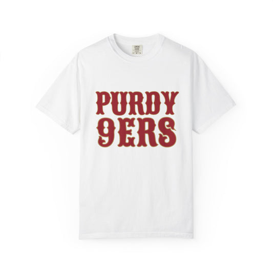 Purdy 9ers Shirt | Brock Purdy 49ers Fan T-Shirt | Red Graphic