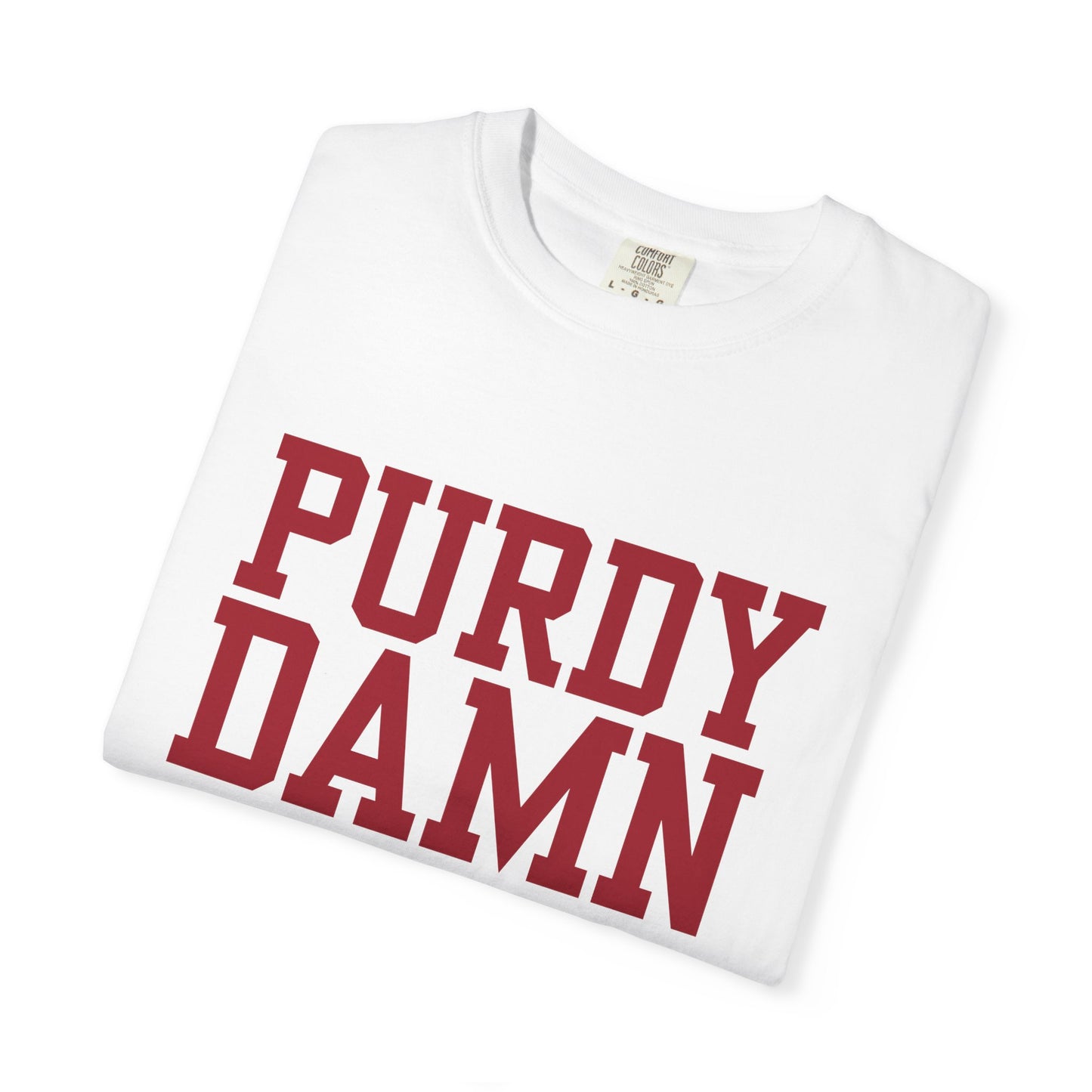 Purdy Damn Relevant Shirt | Brock Purdy 49ers Fan T-Shirt | Red Graphic