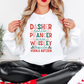 Dasher Dancer Prancer Vixen Christmas Crewneck