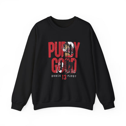 Purdy Good | 49ers | Brock Purdy 49ers Fan Crewneck