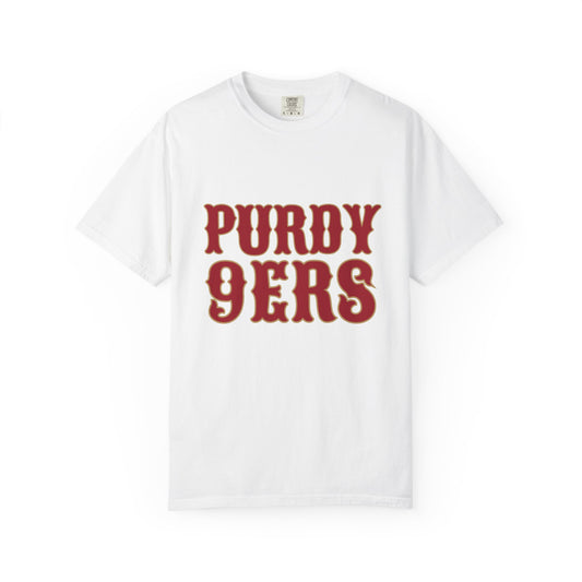 Purdy 9ers Shirt | Brock Purdy 49ers Fan T-Shirt | Red Graphic