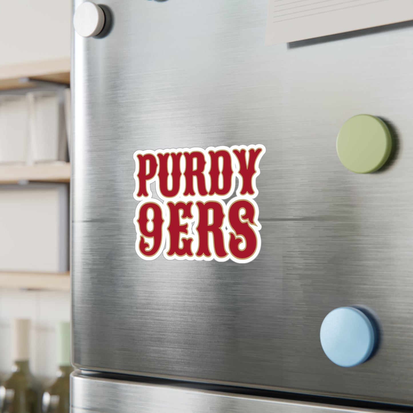 Purdy 9ers Vinyl Decals | Fun Wall Stickers, Home Decor, Laptop & Car Accessories, Gift for Friends