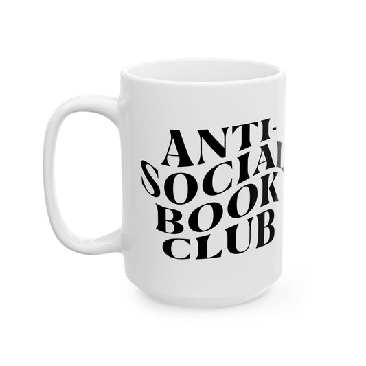 Anti-Social Book Club Mug | BookTok Coffee Cup