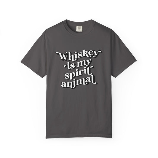 Whiskey Is My Spirit Animal Shirt | Funny Drinking T-Shirt