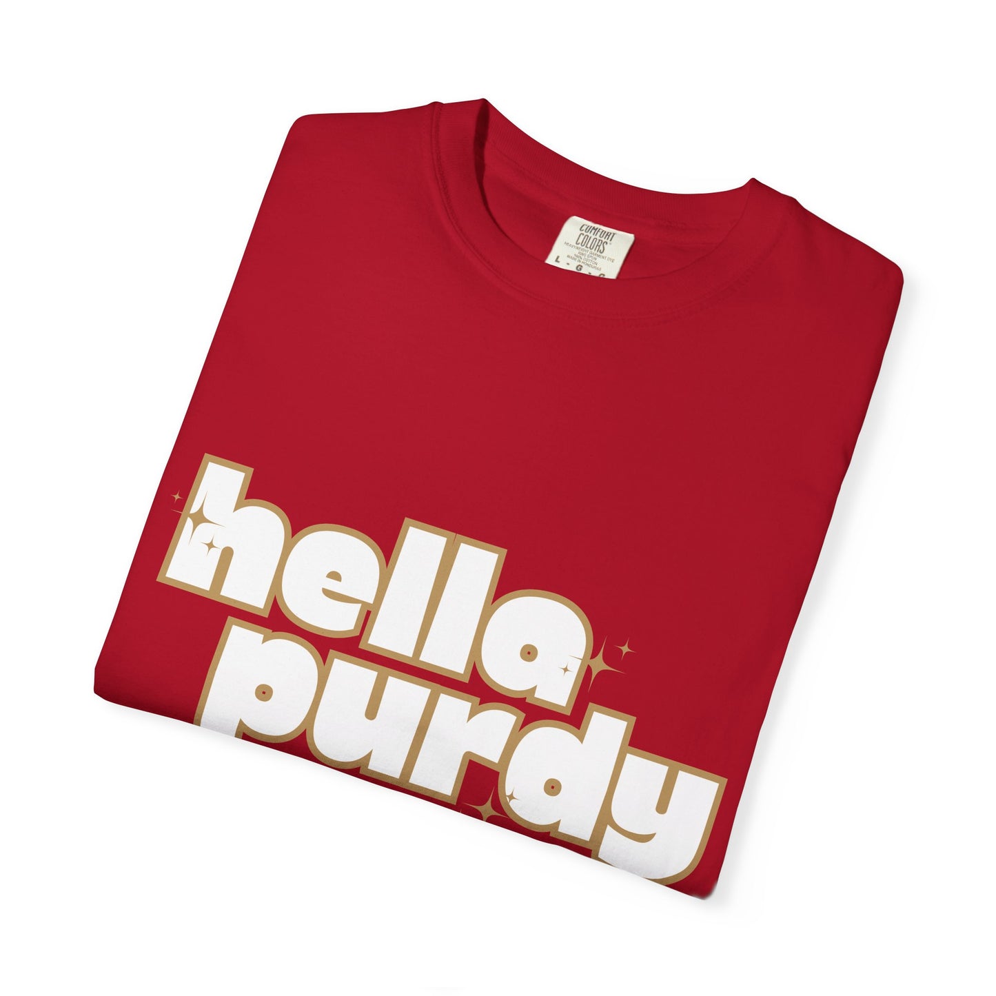 Hella Purdy Shirt | Brock Purdy 49ers Fan T-Shirt | White Graphic