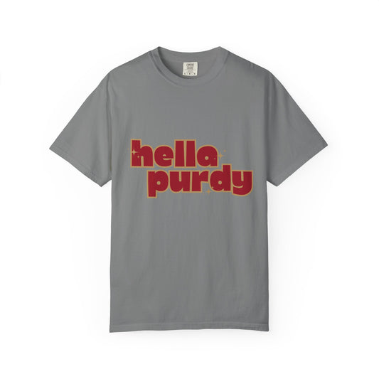 Hella Purdy 9ers Shirt | Brock Purdy 49ers Fan T-Shirt | Red Graphic