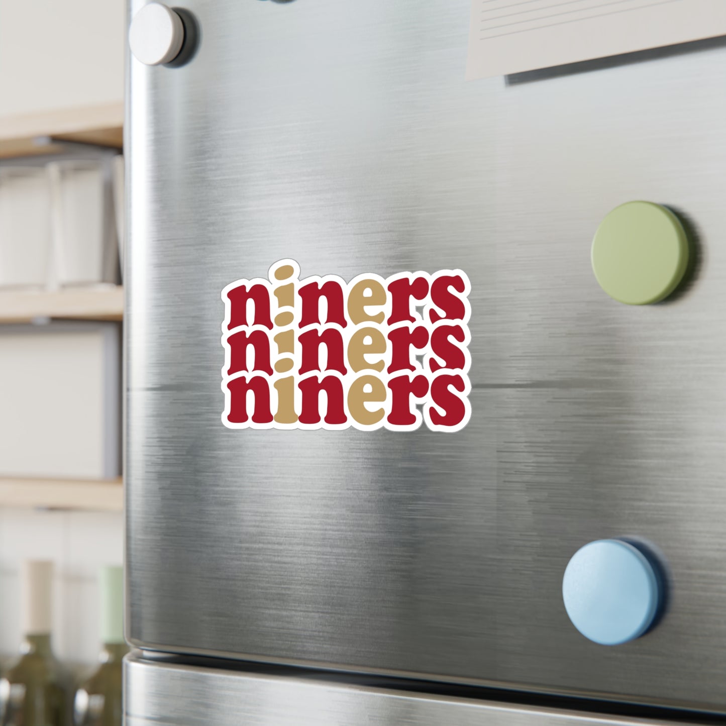 Niners Vinyl Decals | Fun Wall Stickers, Home Decor, Laptop & Car Accessories, Gift for Friends