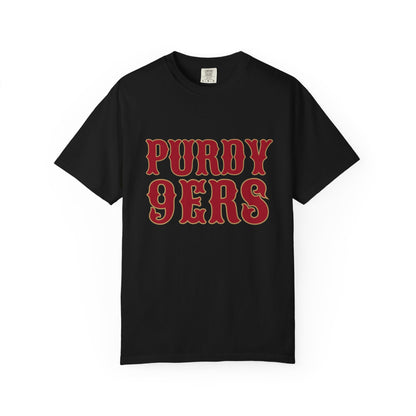 Purdy 9ers Shirt | Brock Purdy 49ers Fan T-Shirt | Red Graphic