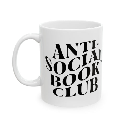 Anti-Social Book Club Mug | BookTok Coffee Cup