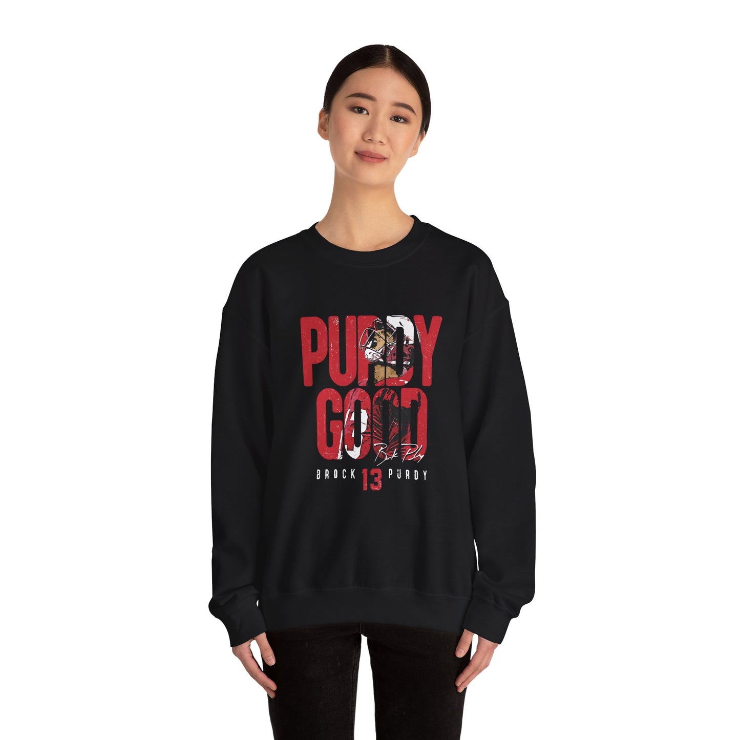 Purdy Good | 49ers | Brock Purdy 49ers Fan Crewneck
