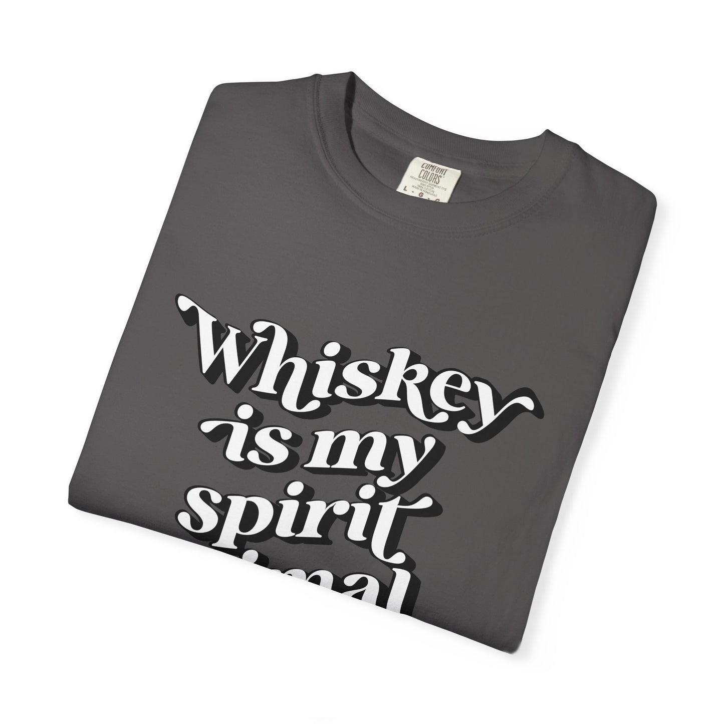 Whiskey Is My Spirit Animal Shirt | Funny Drinking T-Shirt