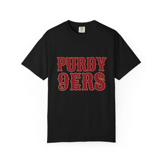 Purdy 9ers Shirt | Brock Purdy 49ers Fan T-Shirt | Red Graphic