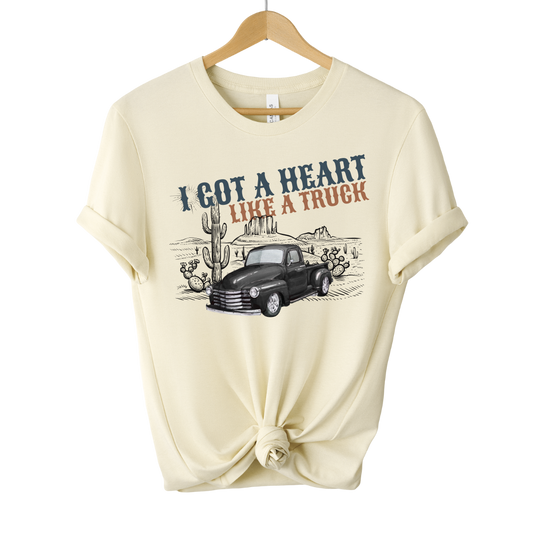 Heart Like A Truck Unisex Tee