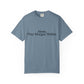 Blue t-shirt with 'Alexa, Play Morgan Wallen' text 