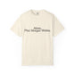 Beige t-shirt with 'Alexa, Play Morgan Wallen' 