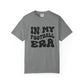 Gray t-shirt with 'IN MY FOOTBALL ERA' text on a white background