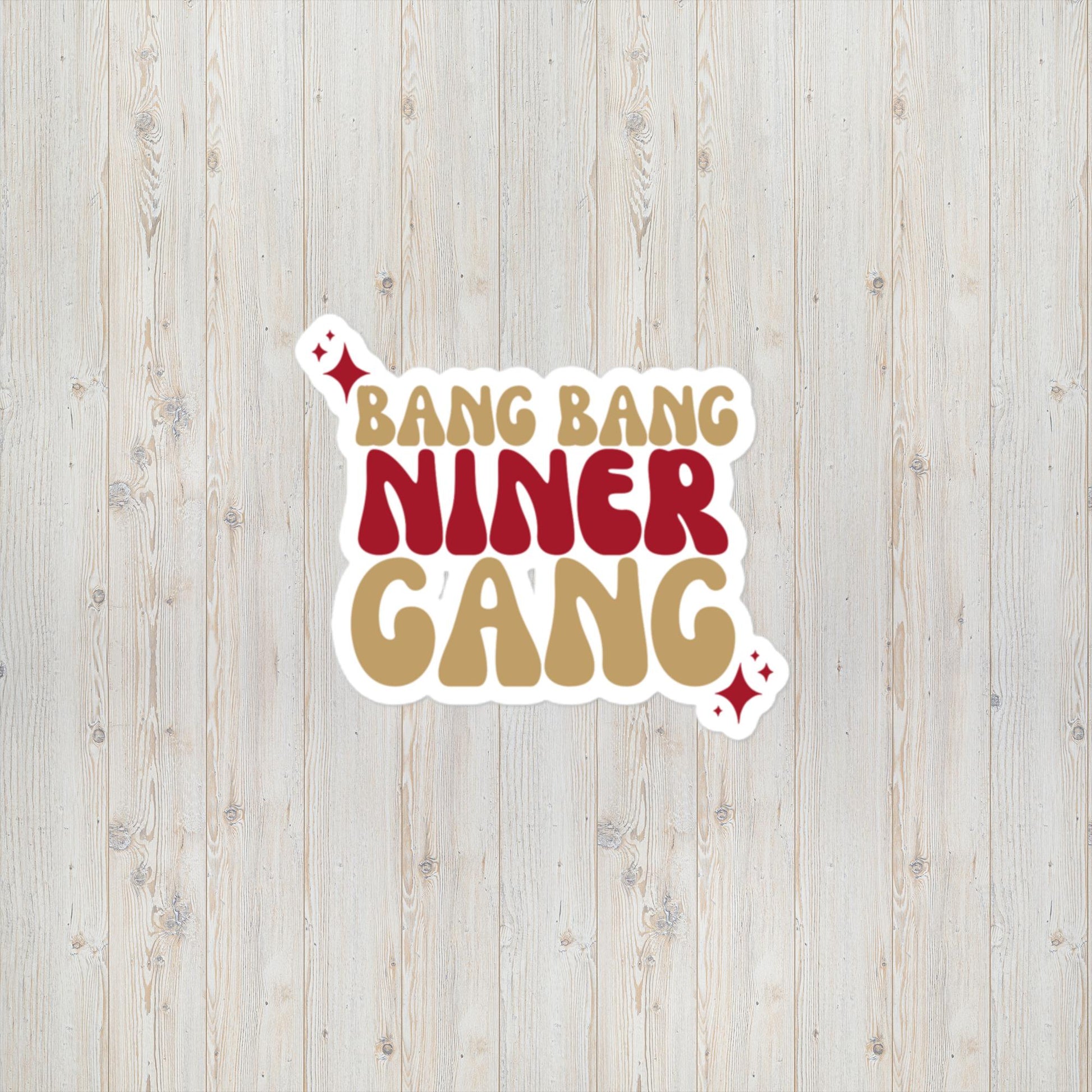 BANG BANG NINER GANG STICKER - Witty Tees