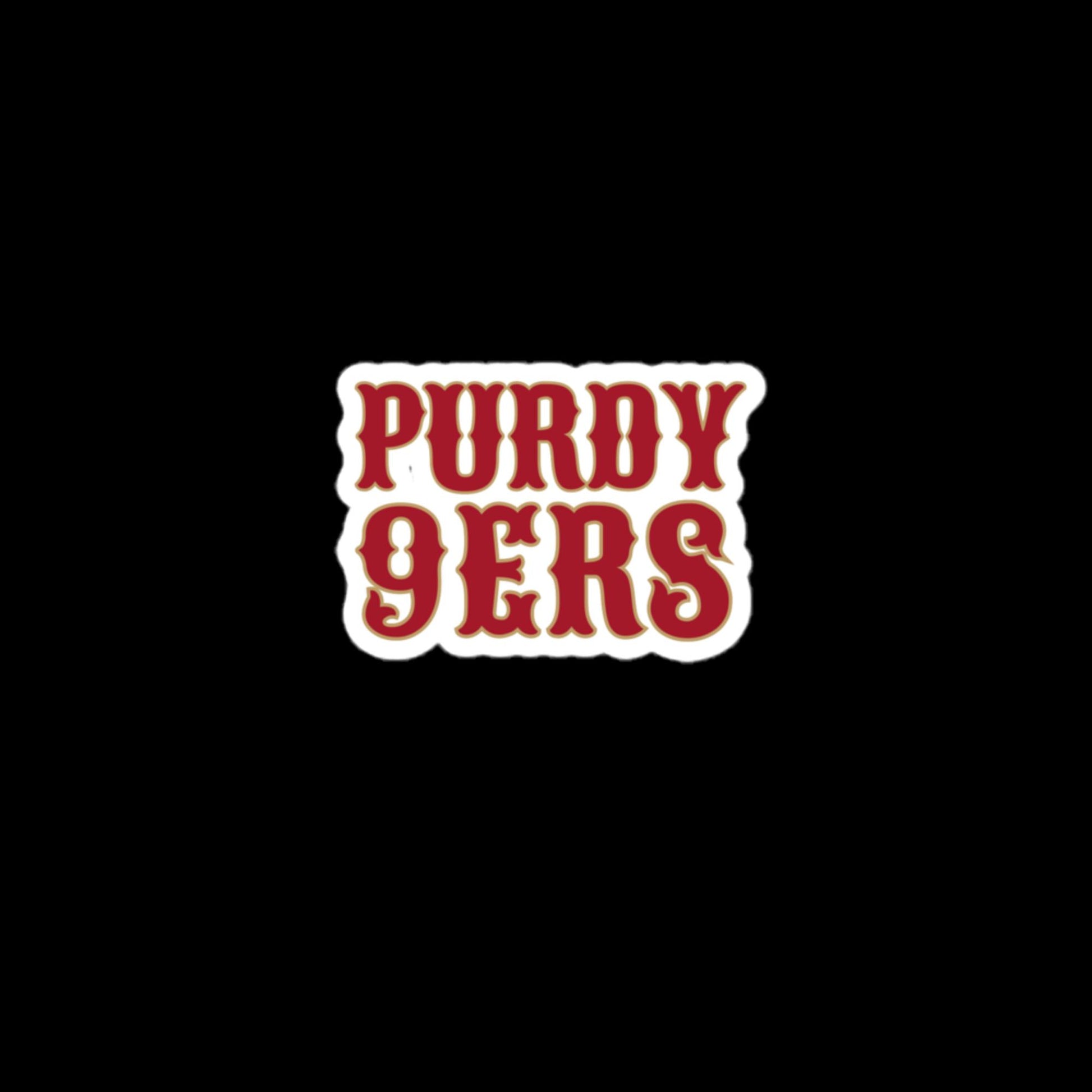 Purdy 9ers Sticker - Witty Tees