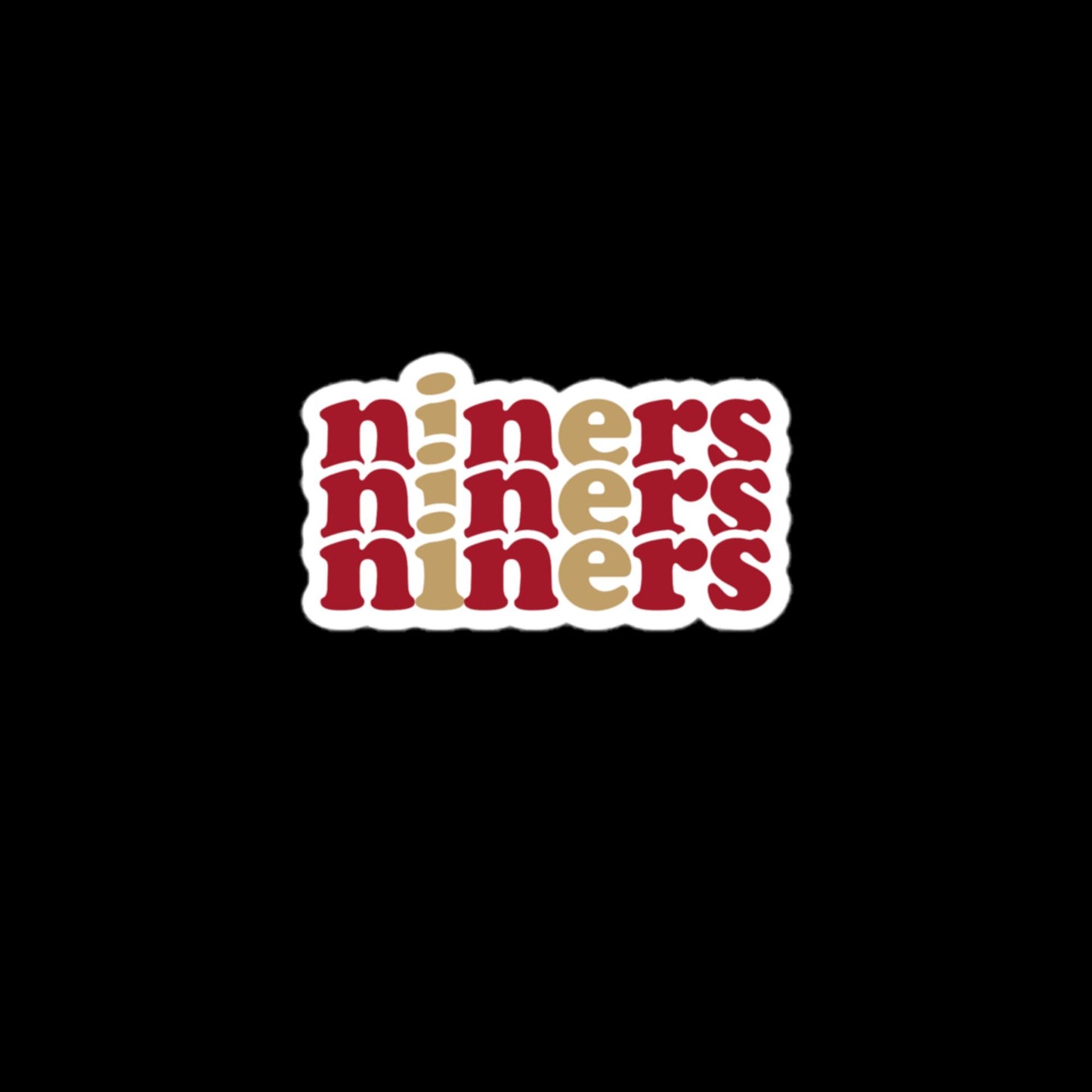 NINERS STICKER - Witty Tees