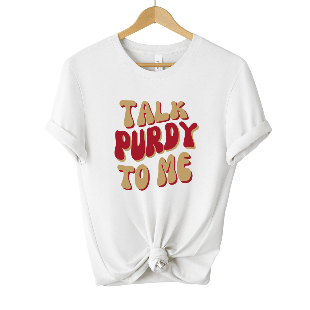 Talk Purdy To Me Tee